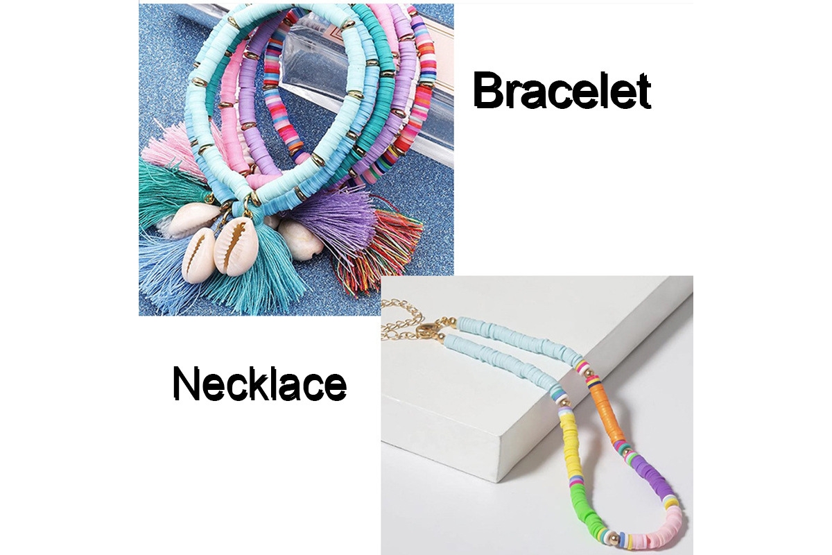 Colorful Flat Bead Set for Jewelry Making - Image 3