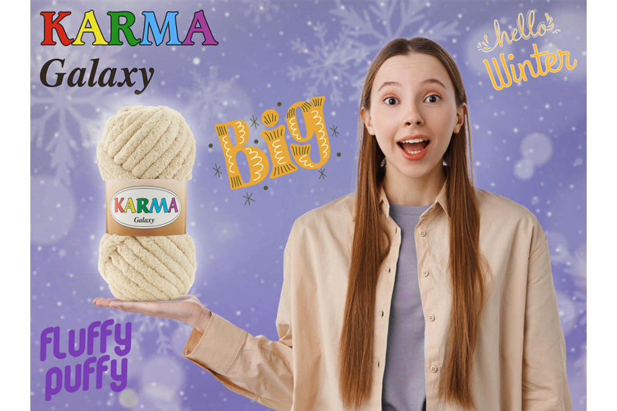 Galaxy Plus - Fluffy Puffy Yarn - Image 4