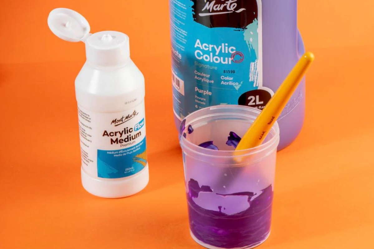 Mont Marte Acrylic Flow Medium Premium 250ml - Image 6