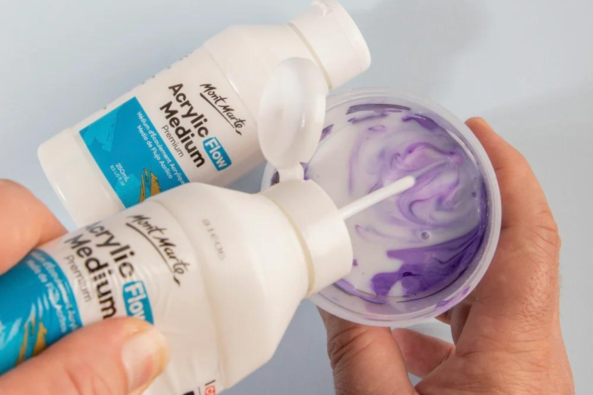 Mont Marte Acrylic Flow Medium Premium 250ml - Image 3