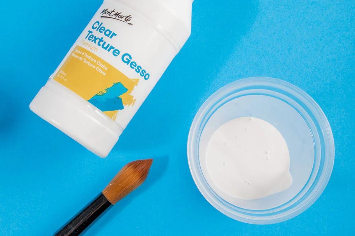 Mont Marte Clear Texture Gesso Premium - 250ml - Image 7