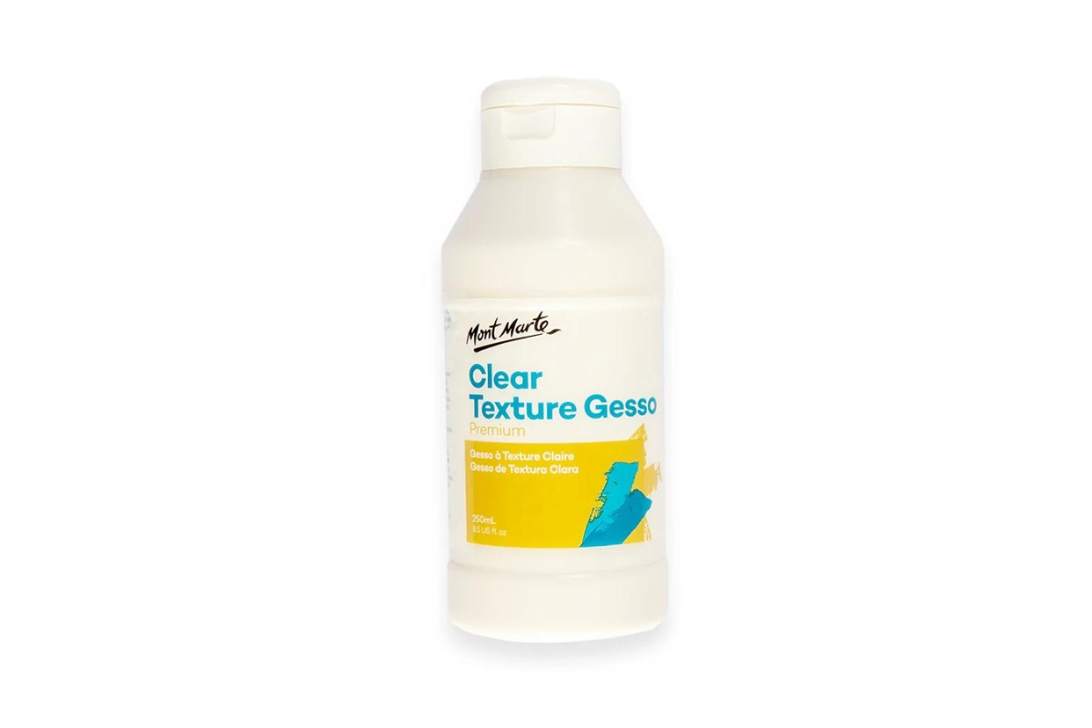 Mont Marte Clear Texture Gesso Premium - 250ml