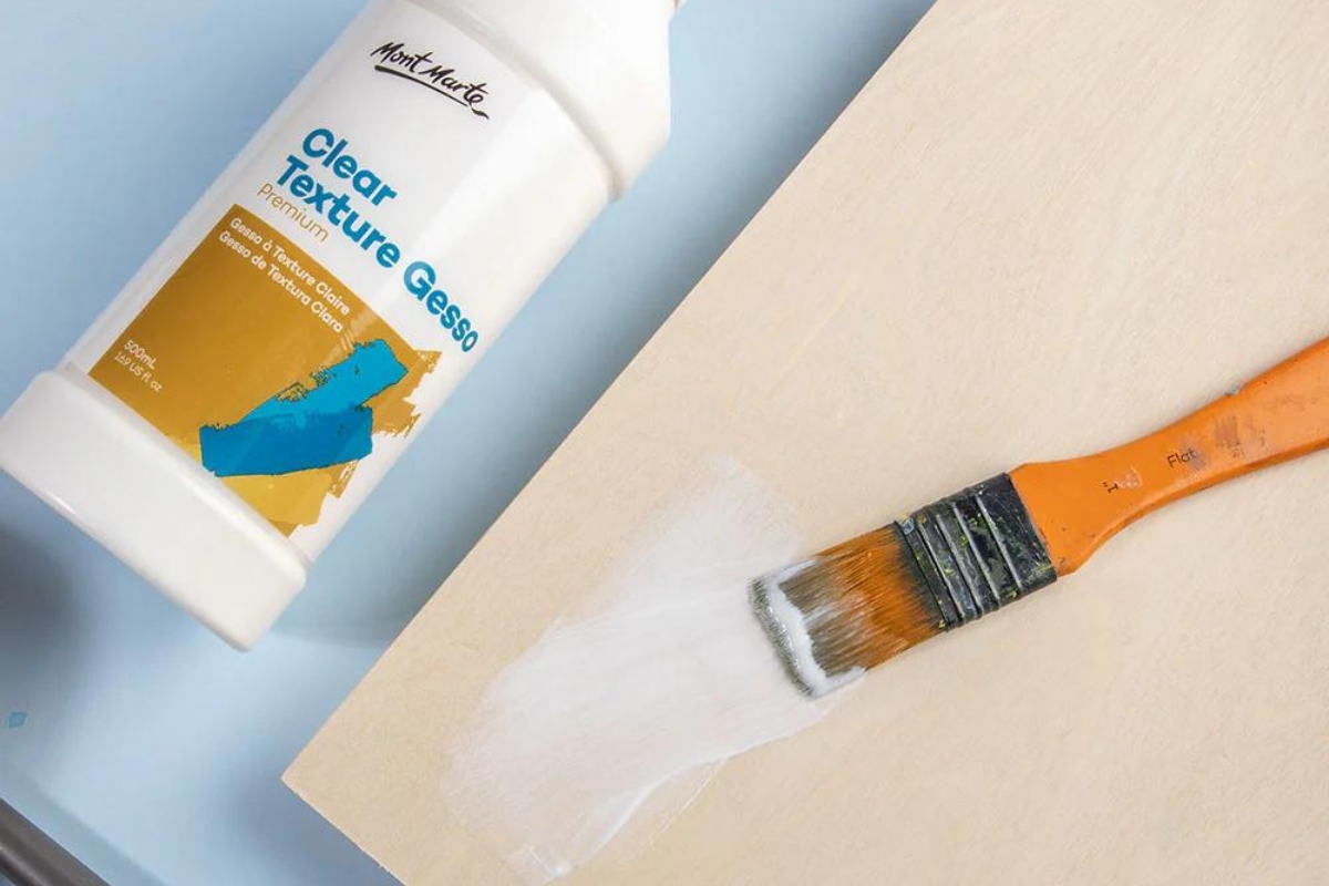Mont Marte Clear Texture Gesso Premium - 500ml - Image 3