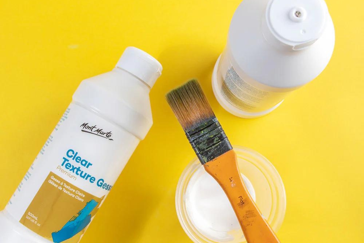 Mont Marte Clear Texture Gesso Premium - 500ml - Image 6