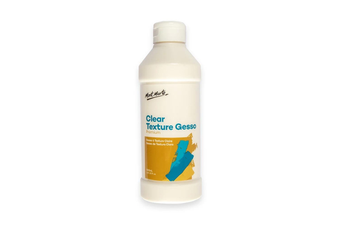 Mont Marte Clear Texture Gesso Premium - 500ml