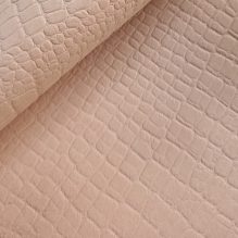 Natural Vegetable Tanned Crocodile Embossed Leather