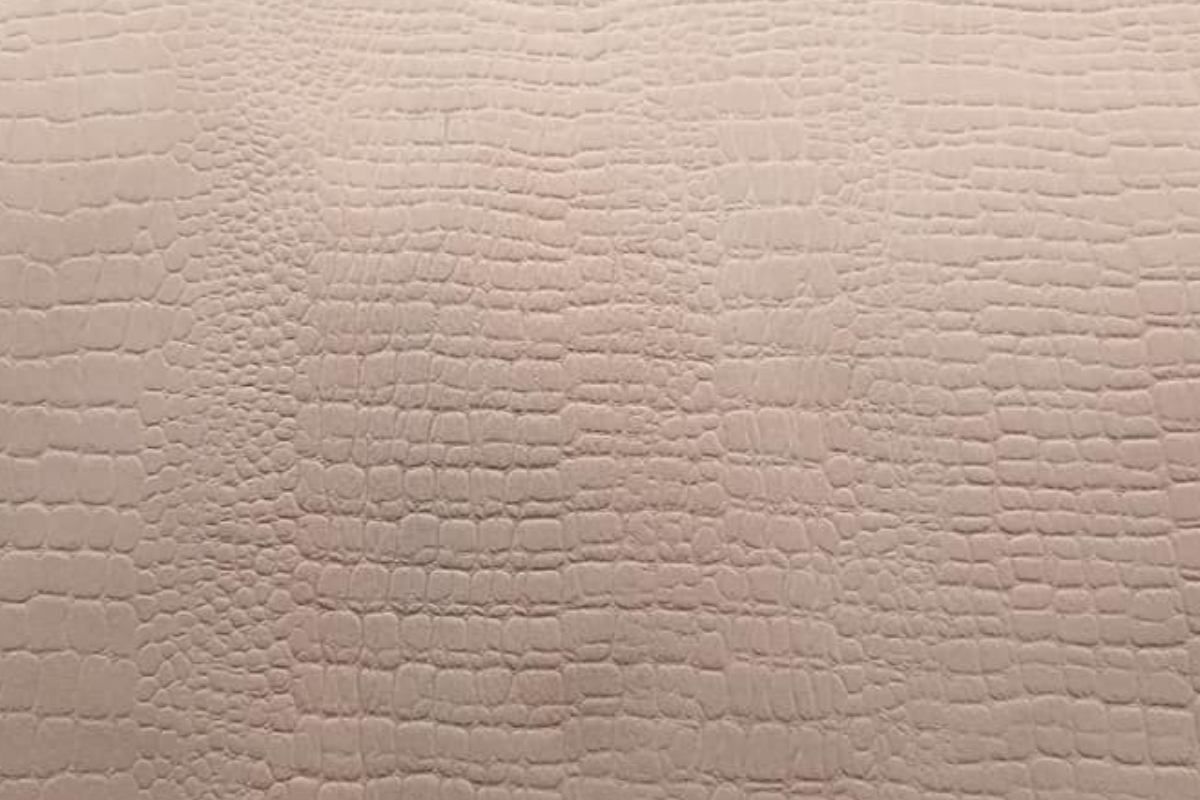 Natural Vegetable Tanned Crocodile Embossed Leather - Image 5