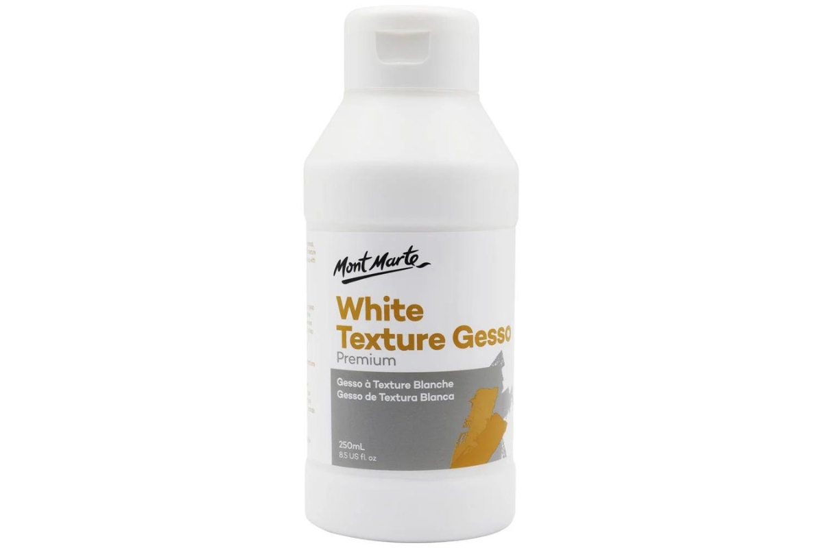 Mont Marte White Texture Gesso Premium - 250ml
