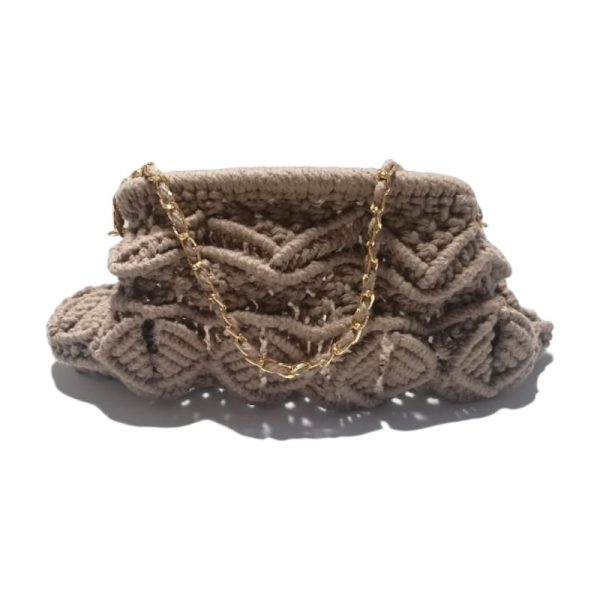 Handmade Macrame Clutch Bag – 25×25 cm