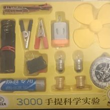 DC Motor and Bulb Kit with Compass in Plastic Case
