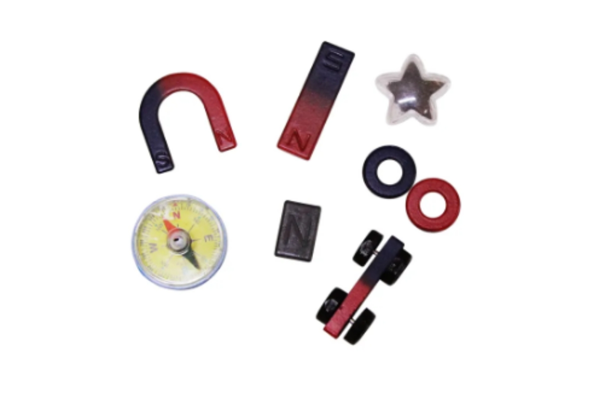 Educational Magnet Set for Kids with Compass and Magnetic Car - Image 6