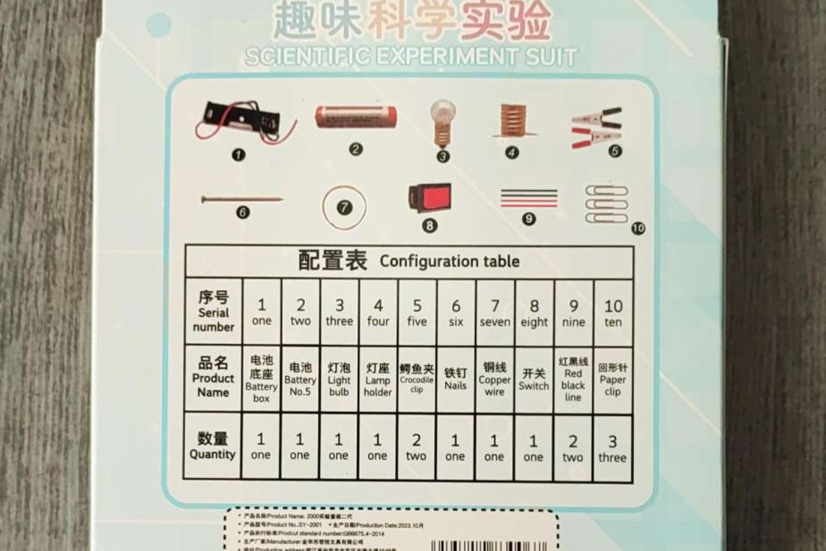 Scientific Experiment Kit - 10 Pieces - Image 7