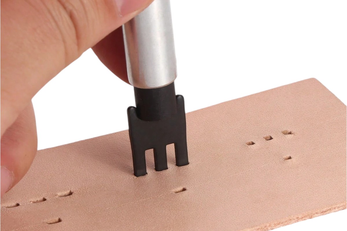 Multi-size Prong Punch Tool for Leather Craft - Image 3