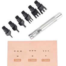 Multi-size Prong Punch Tool for Leather Craft