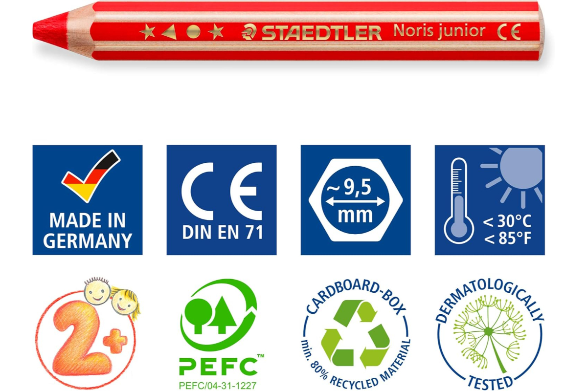 STAEDTLER Noris Junior Multi-Function Coloring Pencils for Kids - Image 5