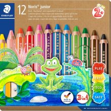 STAEDTLER Noris Junior Multi-Function Coloring Pencils for Kids