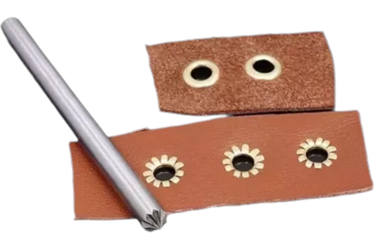 Flower-Shaped Eyelet Setter for Leather - Image 3
