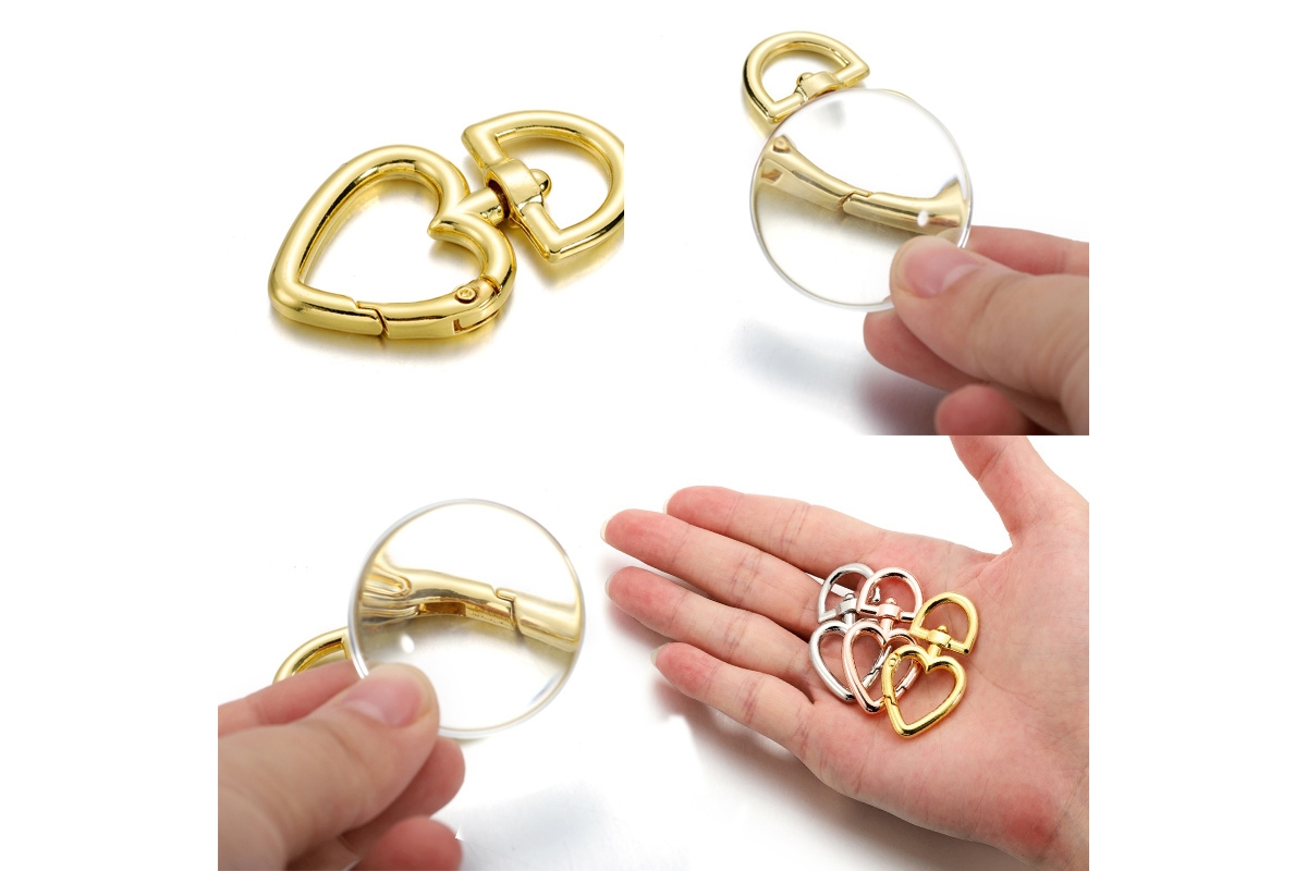 Heart-Shaped Metal Clasp - Durable and High-Quality - Image 5