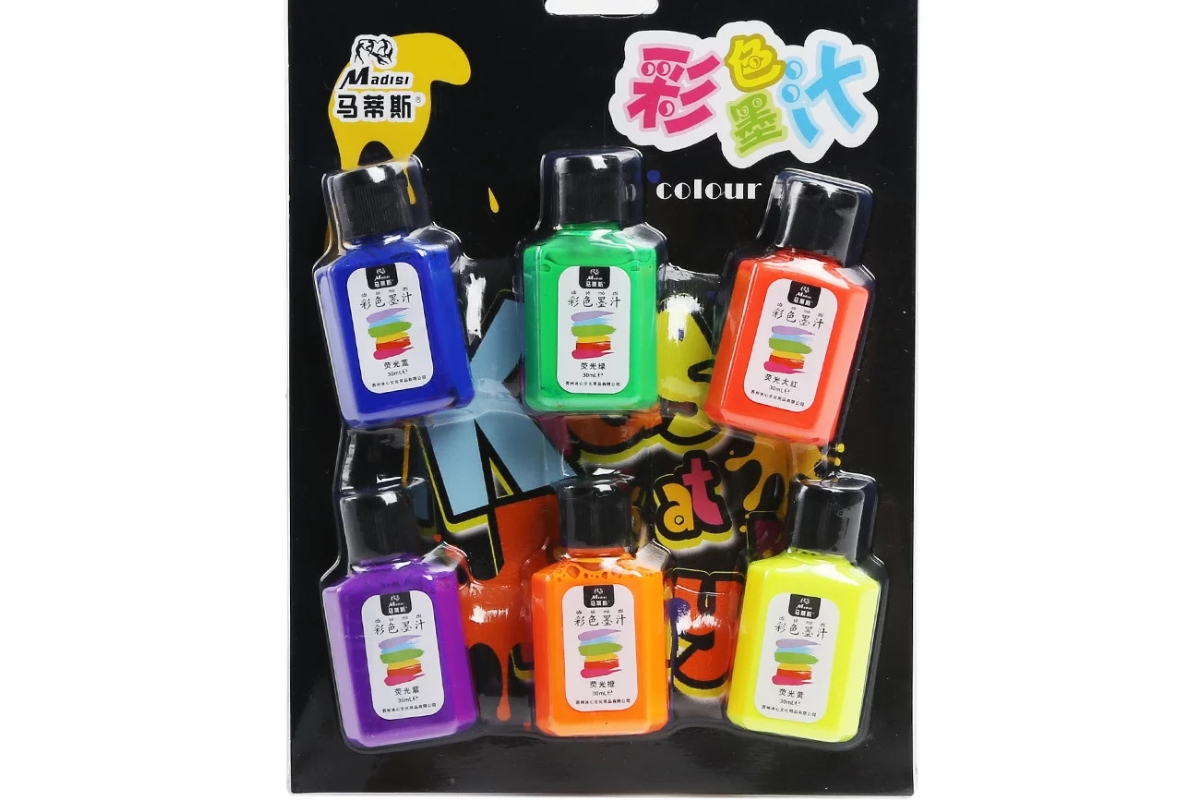 Liquid Watercolors - 6-Color Set (30ml Each Bottle)