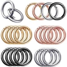4mm Multi-Purpose Metal Ring with Spring Lock