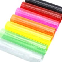 High-Quality Transparent Colored Faux Leather for Crafts and Creative Designs