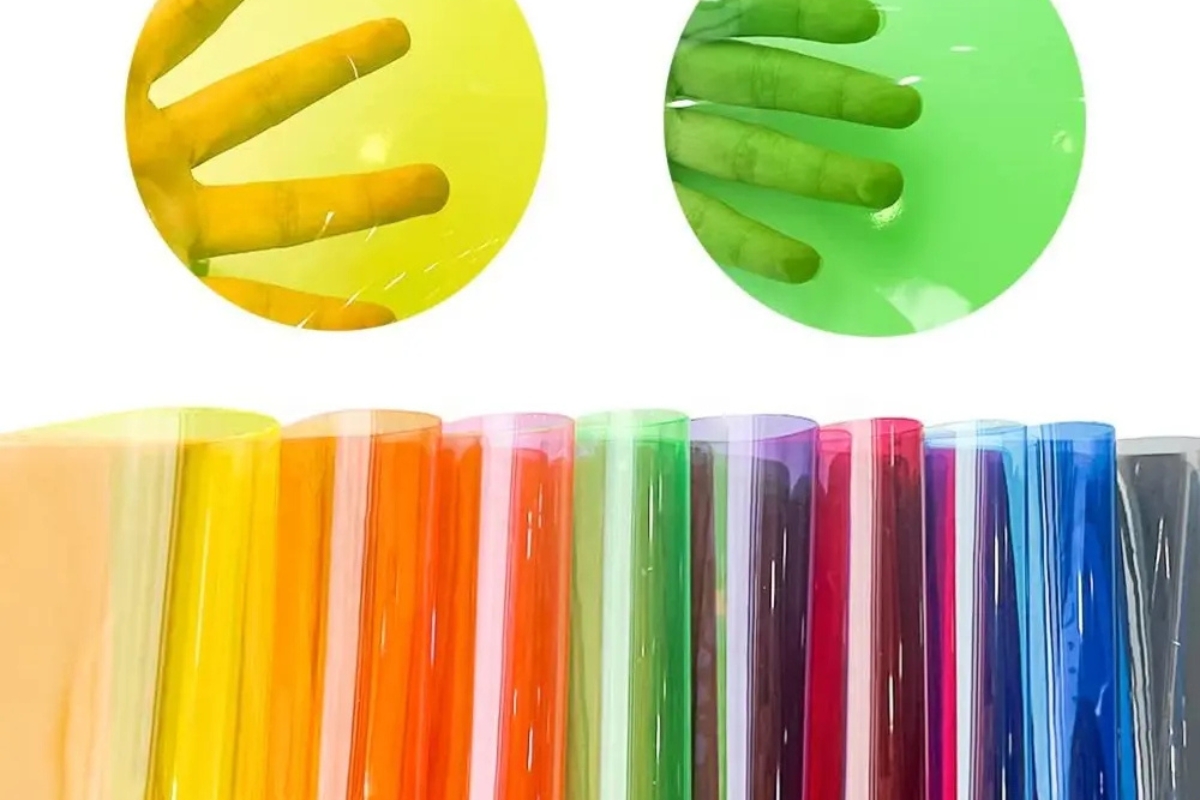 High-Quality Transparent Colored Faux Leather for Crafts and Creative Designs - Image 5