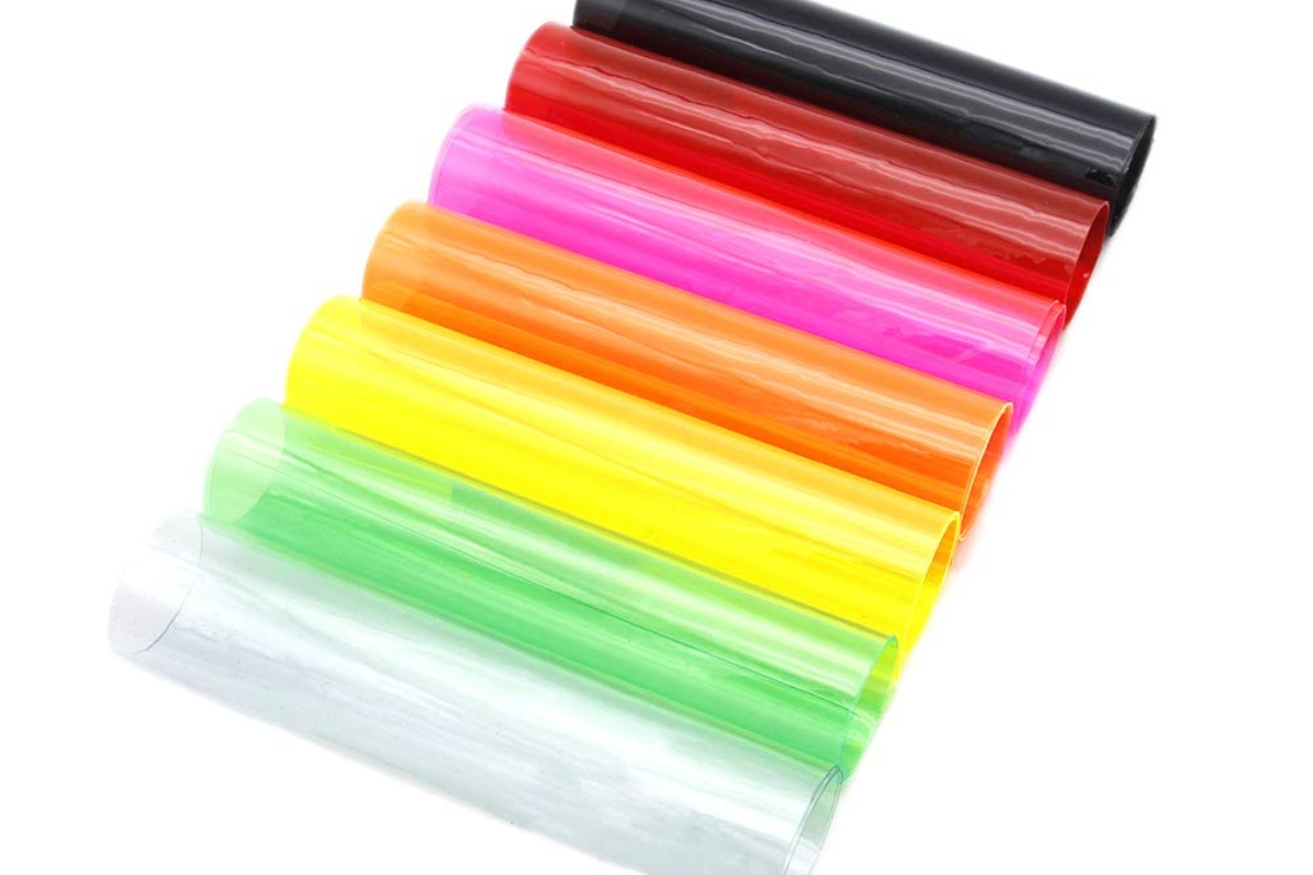 High-Quality Transparent Colored Faux Leather for Crafts and Creative Designs