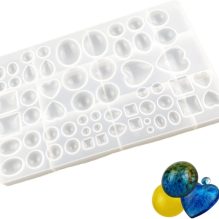 Multi-Shape Silicone Mold for Resin Jewelry Making