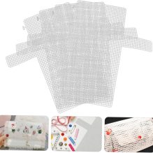 Plastic Canvas Mesh Sheets for Embroidery and Crochet - 36.5cm x 40.2cm