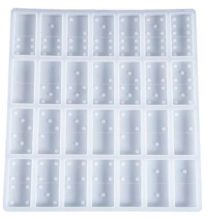 Silicone Domino Mold for Resin Crafts