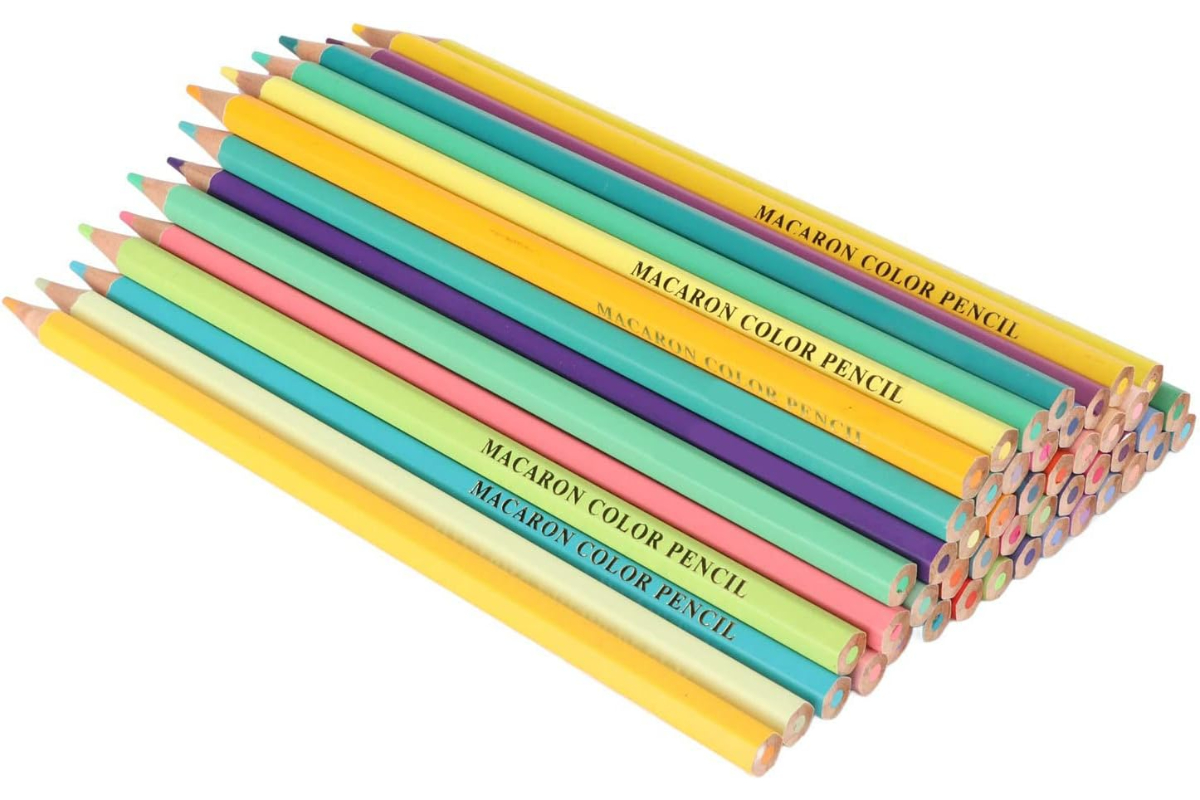 Pastel Colored Wooden Pencil Set - Perfect for Artists and Hobbyists - Image 6