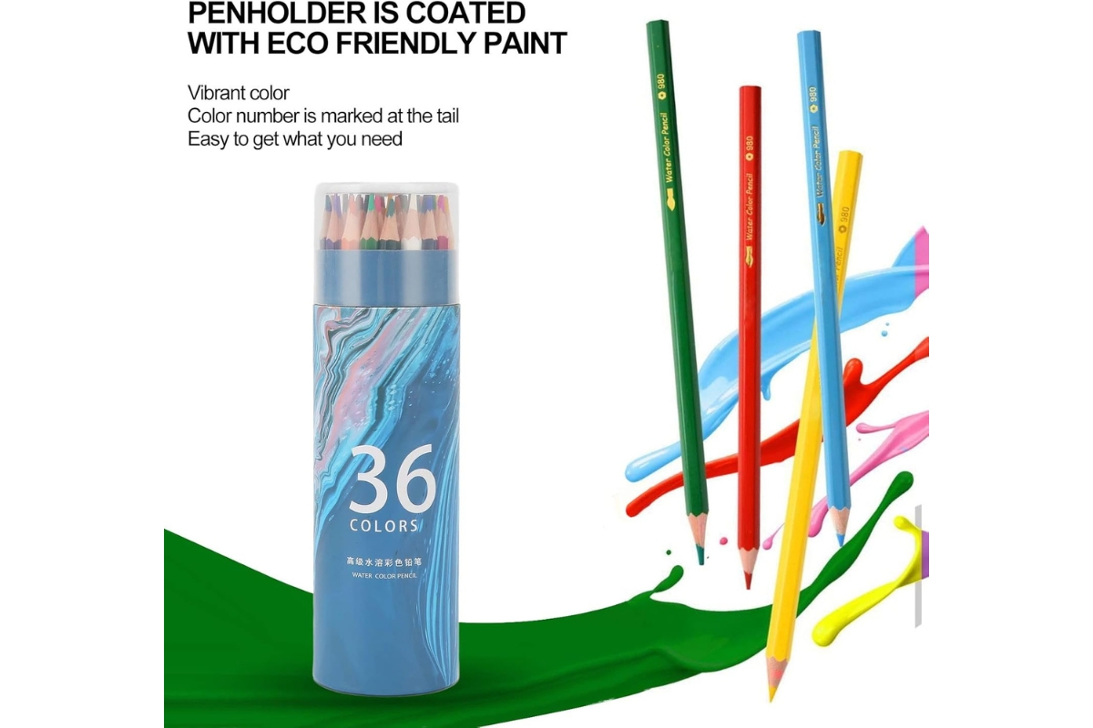 Watercolor Pencils Set - Perfect for Professionals and Hobbyists - Image 6