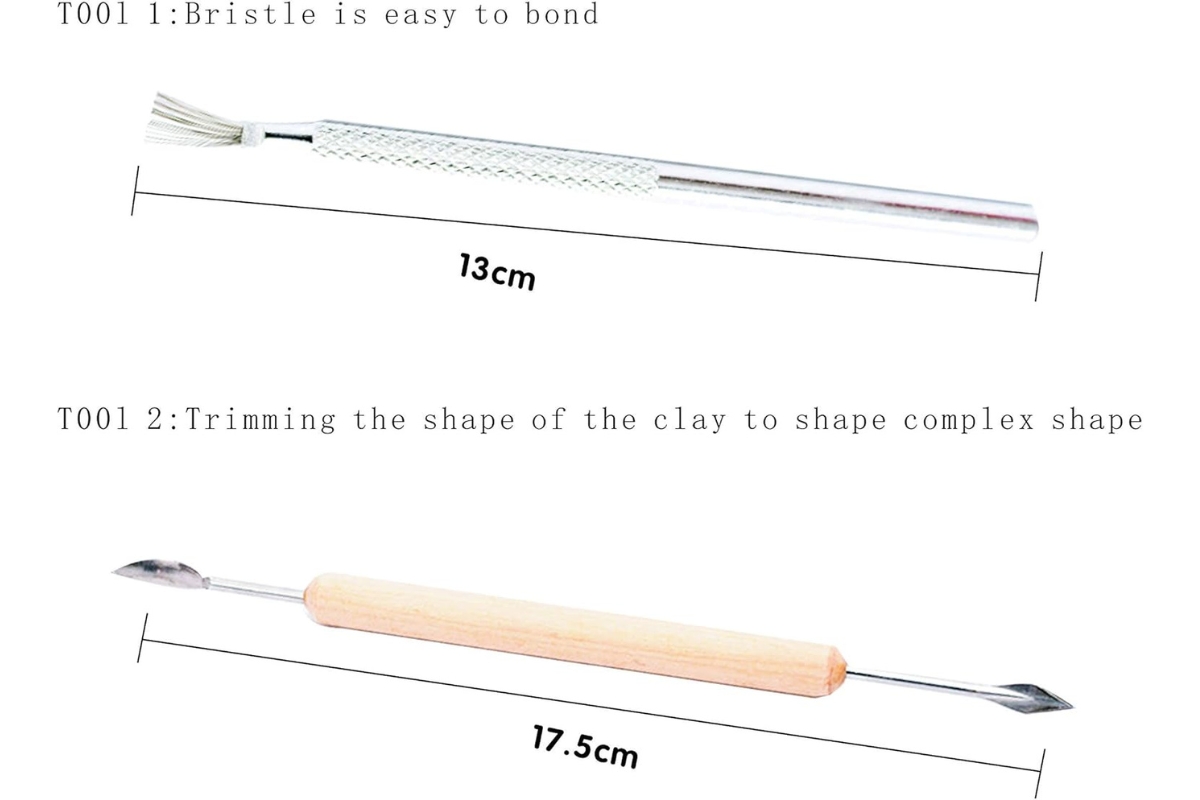 Clay Sculpting and Pottery Tool Set - 12 Pieces Versatile Kit - Image 5