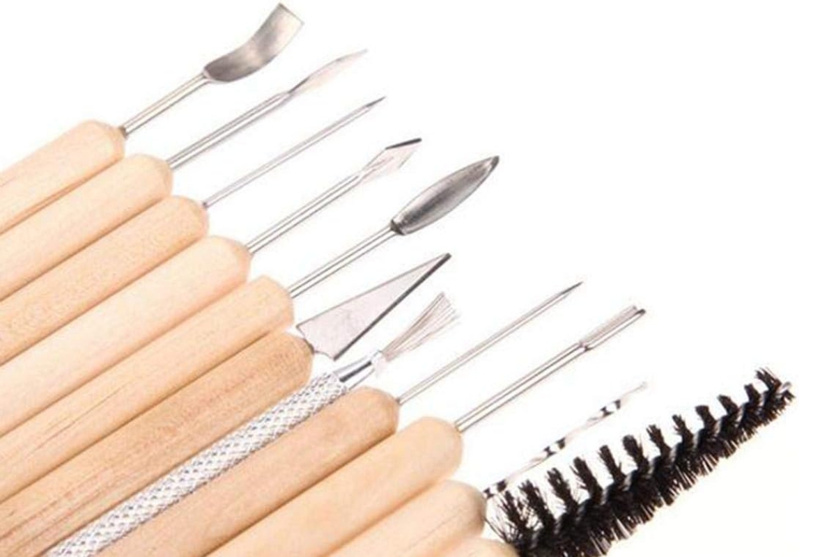 Clay Sculpting and Pottery Tool Set - 12 Pieces Versatile Kit - Image 3