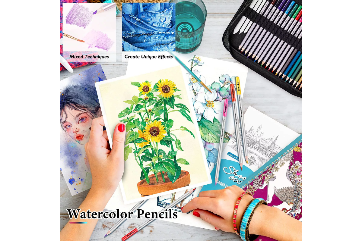 Creative Art and Drawing Kit - 73 Pieces - Image 6