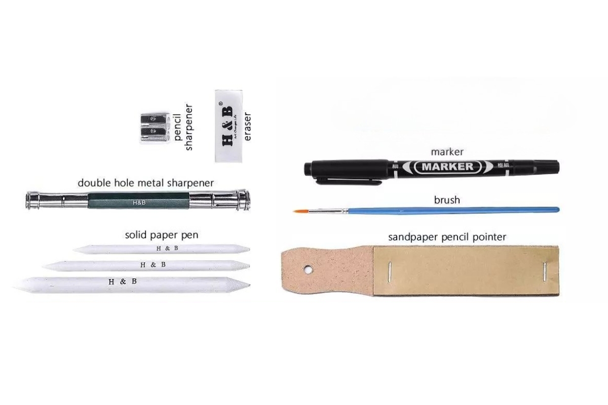 Creative Art and Drawing Kit - 73 Pieces - Image 7