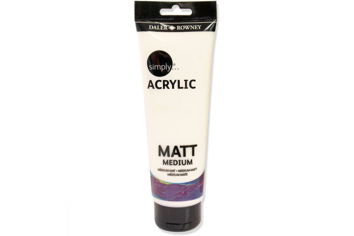 Daler Rowney Simply Acrylic Matt Medium - 250ml