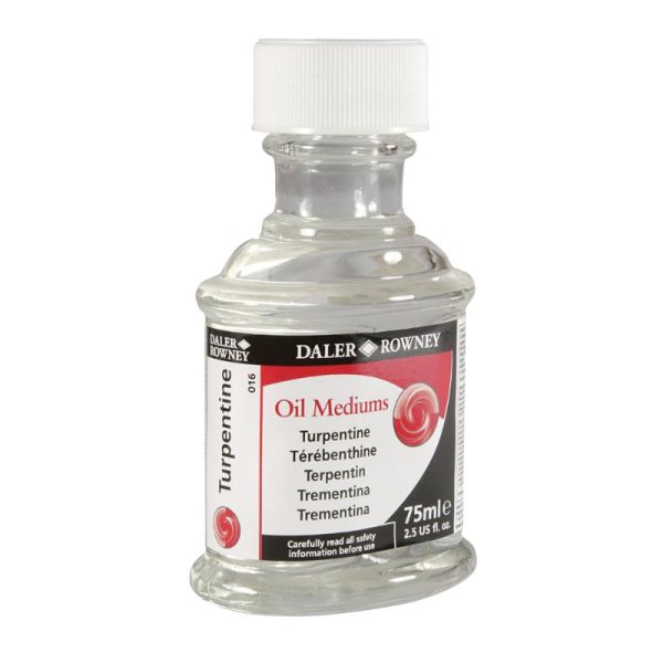 Daler-Rowney Turpentine 75ml – Natural Solvent