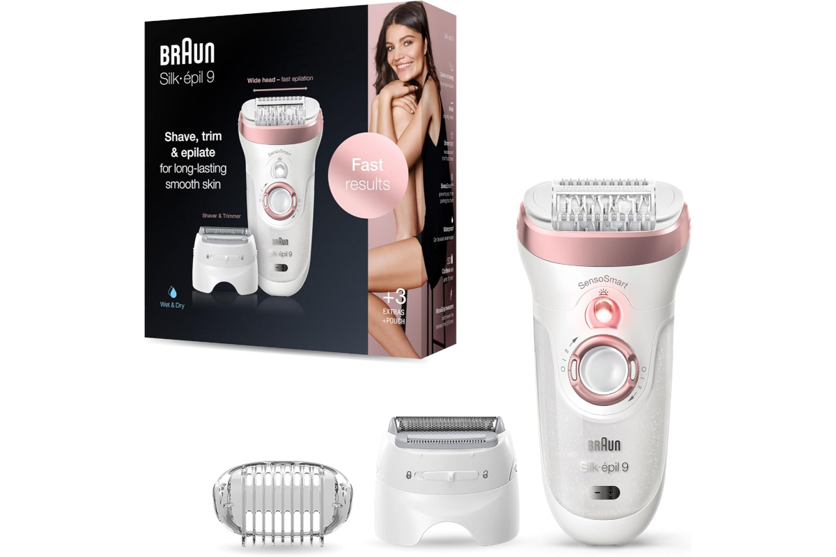 Braun Silk-épil 9 SE9720 - Wet & Dry Epilator with 4 Extras