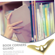 Gold Metal Corner Protectors for Books & Albums - Various Designs