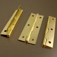 Brass Metal Hinges for Furniture & Boxes – 5.9×2 cm