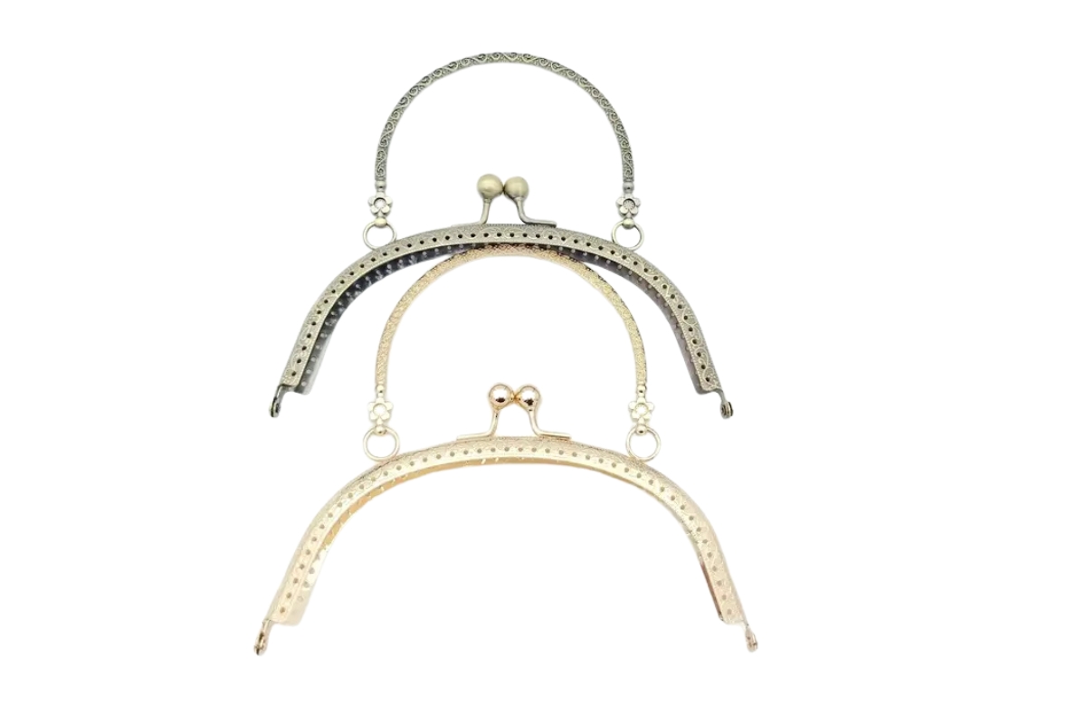 Classic-Style Metal Purse Handle for Handmade Bags - Image 3