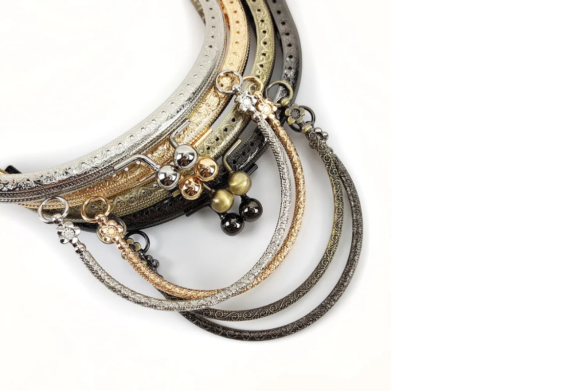 Classic-Style Metal Purse Handle for Handmade Bags - Image 5