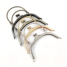 Classic-Style Metal Purse Handle for Handmade Bags