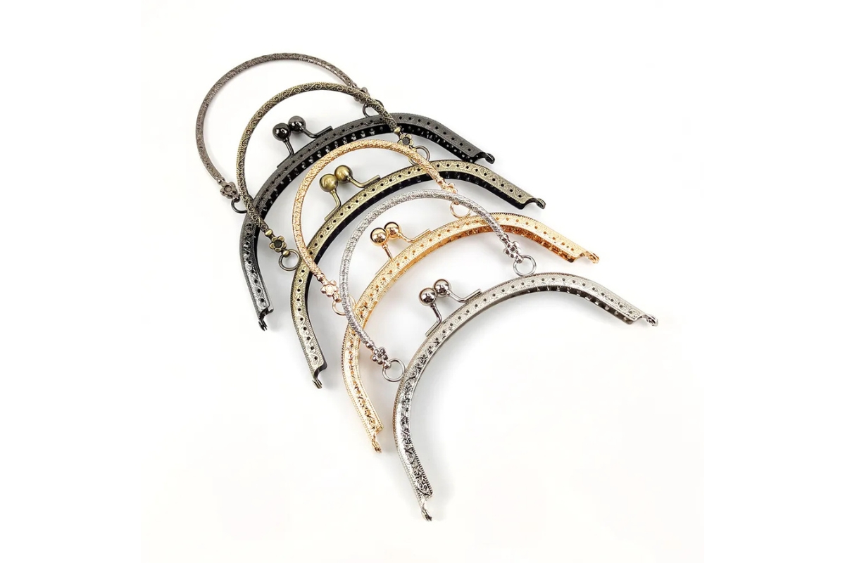 Classic-Style Metal Purse Handle for Handmade Bags