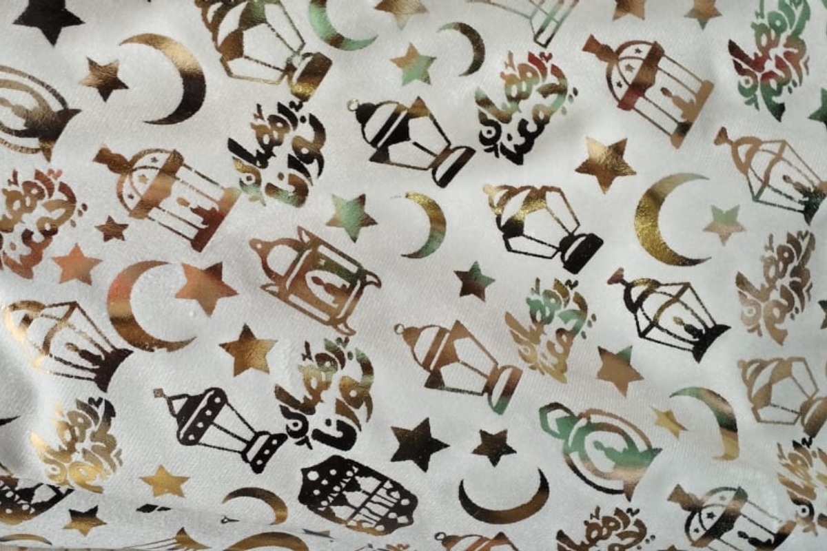 Decorative Handcrafted Fabrics with Arabic and Islamic Art Designs