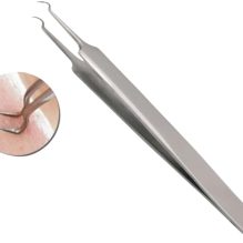 Dual-Ended Blackhead and Acne Extractor Tweezers
