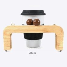 Elegant Wooden Handle for Handmade Bags
