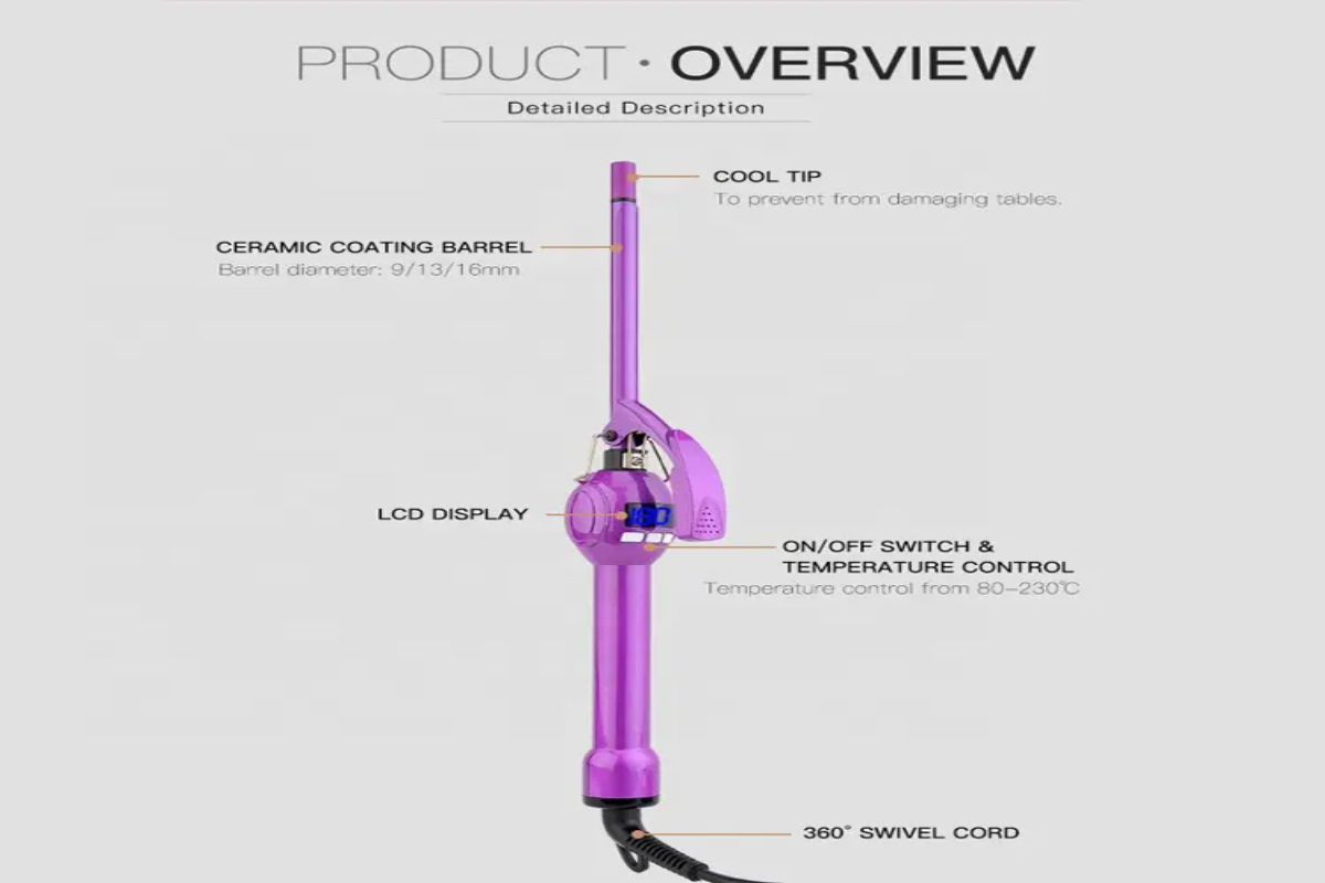 VIP Professional Hair Curling Iron - Image 4