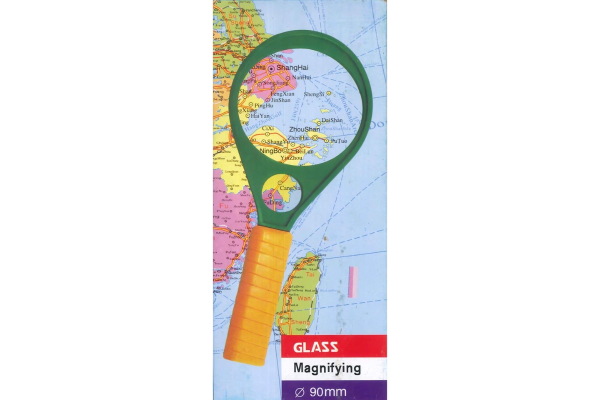 Handheld Magnifying Glass 90mm with 3X & 6X Magnification
